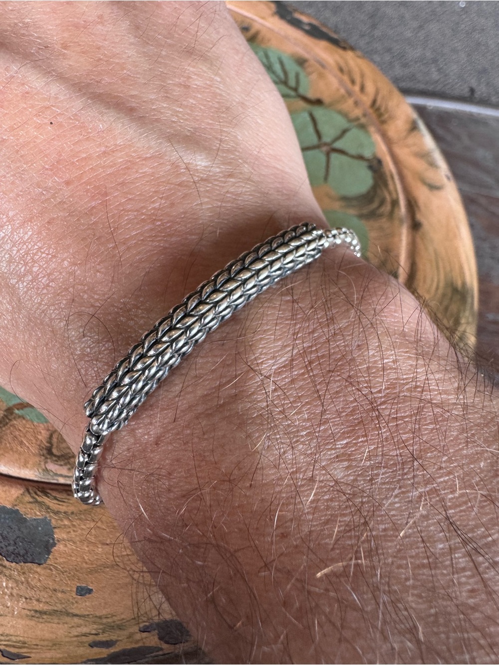 JAI by John Hardy Sterling-Style Braided Silver Bracelet